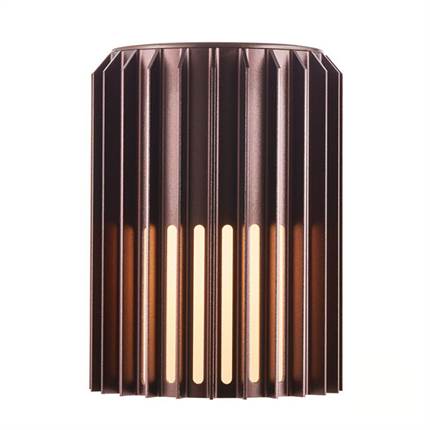 Nordlux Aludra væglampe - Metallisk brun 