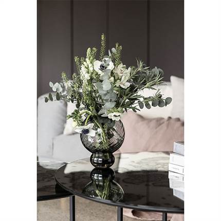 Specktrum Meadow swirl vase, small - Grey