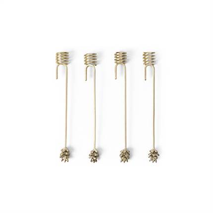 Ferm Living Forest Christmas Tree Candle holders - Brass