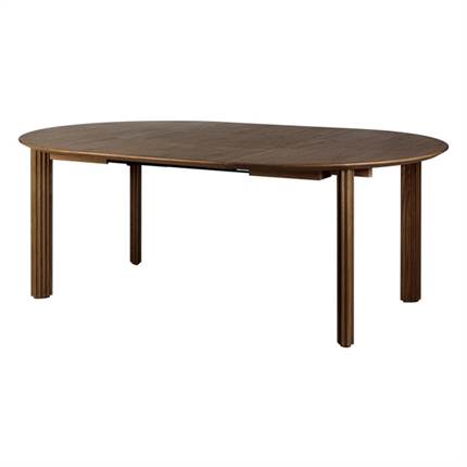 Umage Comfort Circle rundt spisebord m. udtræk - Ø 132 cm - Mørk eg